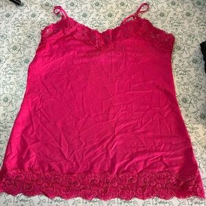 Y2K Inspired Hot Pink Tank